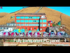 UVschutz-tragbares sichtbares Blasen-Zelt mit Beleuchtungssystem