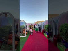 UVschutz-tragbares sichtbares Blasen-Zelt mit Beleuchtungssystem