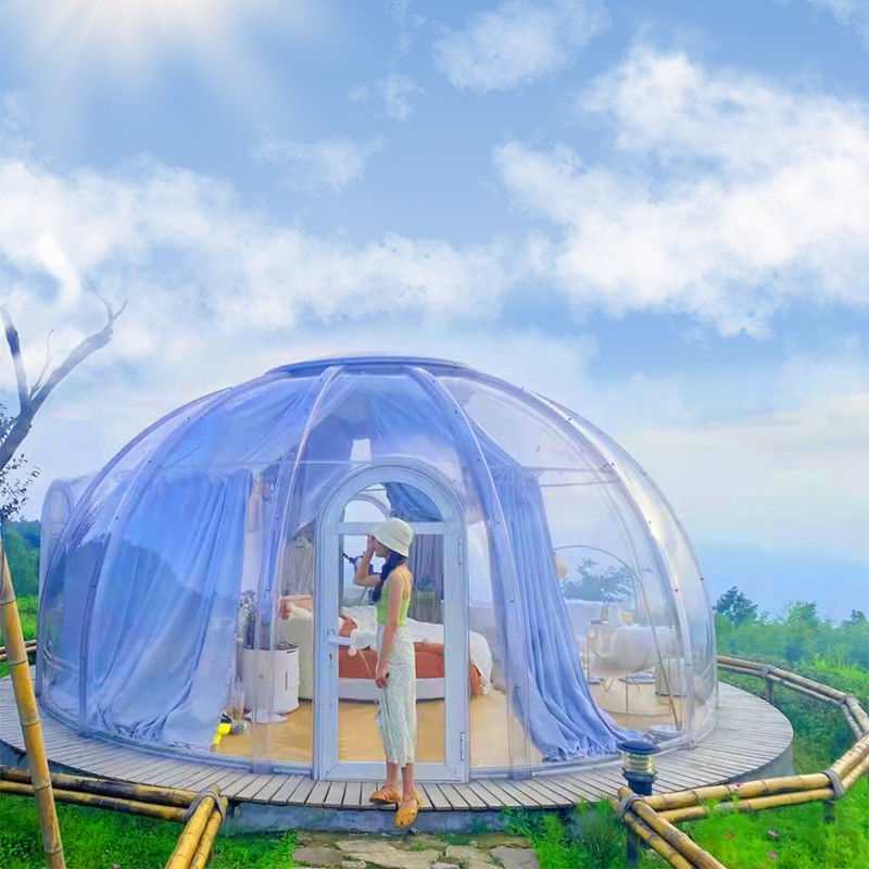 6m imprägniern klare Blasen-Zelte Polycarbonats-Hauben-Haus für das Speisen oder die Heirat