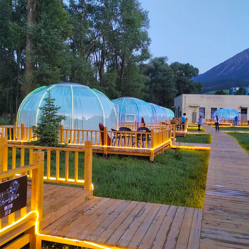 Rundes PC-Aluminium durchschaubares Bubble-Zelt für Camping im Freien und Veranstaltungen