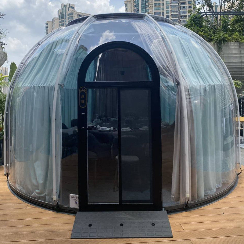 990,9% UV-Widerstand Klares PC-Dome-Haus Igloo-Blasentent für Camping im Freien