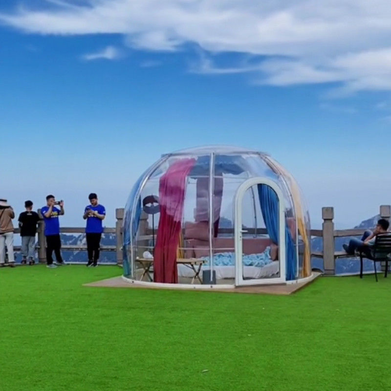3m x 2,3m Igloo Bubble Tent Wasserdicht PC Clear Dome Zelt für Partys und Veranstaltungen