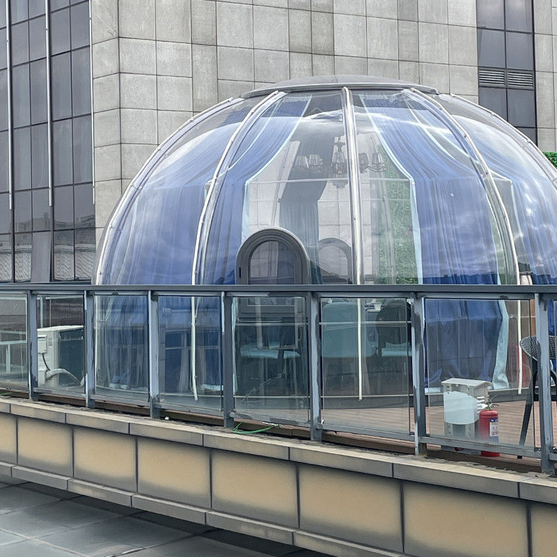 PC Dome House Glamping Bubble Tent für Camping im Freien und Hinterhof Partys
